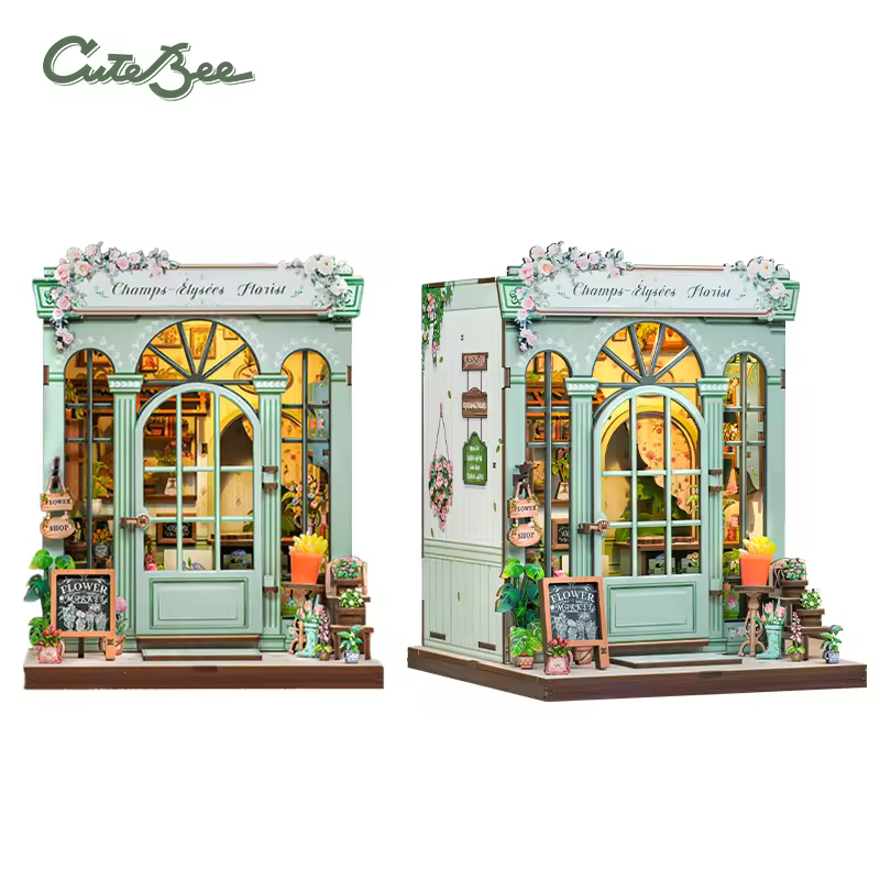 Cutebee Wholesale Miniature Book Nook Kit Diy Miniature House Craft Kit 3d Wood Puzzles For Adults