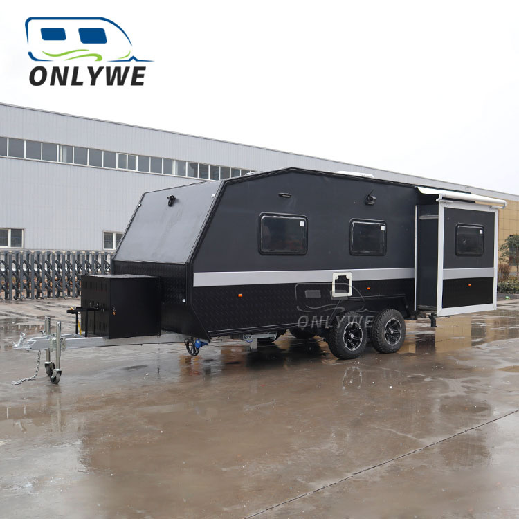 Onlywe Travel Trailer RV Caravan Offroad Camper Trailers Truck Factory Price Camper Motorhome