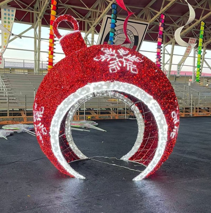 IP65 3D LED Motif Lights Outdoor Christmas Street Decoration Wedding Holiday Christmas Ball Lighting