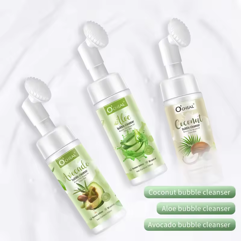 O'cheal Private Label Facial Cleansing Cleanser Plant Extracts Gentle Non-irritating Deep Cleansing Bubble Cleanser For Daily