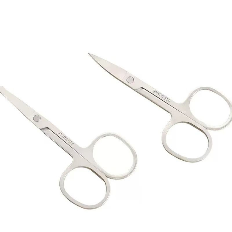 Original Factory Direct Stainless Steel Nose Hair Tip Beauty Tool Eyebrow Scissors