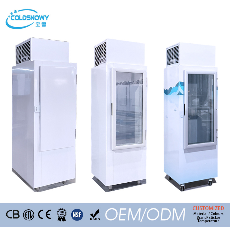 High Quality Indoor Single Door Ice Merchandiser Ice Storage Commercial Fridge Factory Wholesale Ice Storage Bin