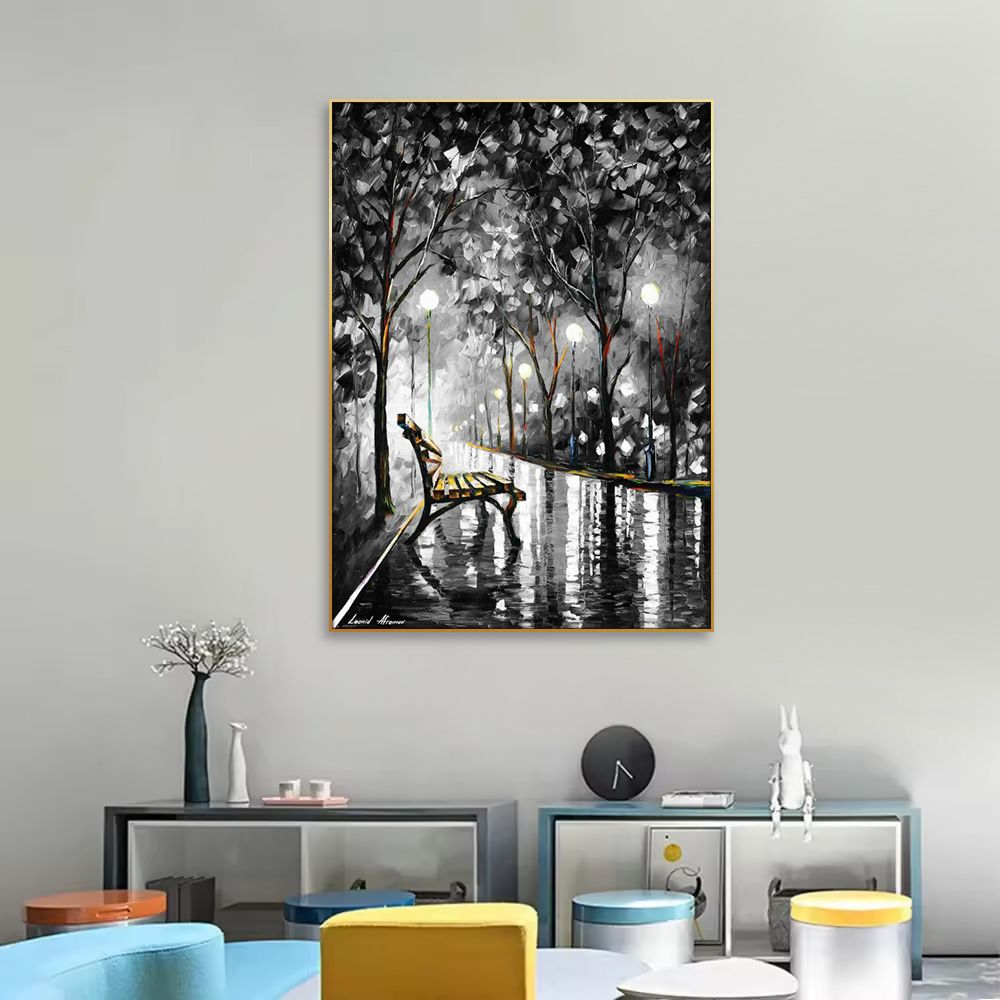 Customizable Wall Art Decoration Landscape Abstract Oil Painting for Elegant Home Decor