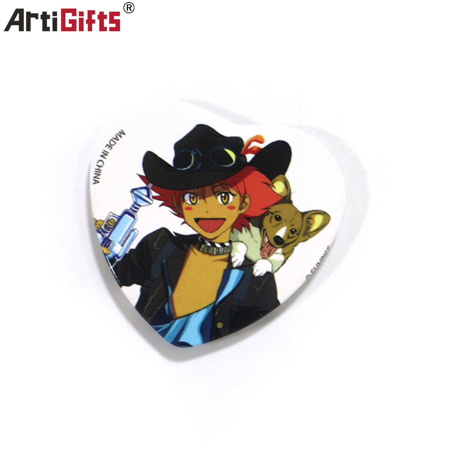 Hot Selling Japanese Anime Boys Tin Button Badge Pin