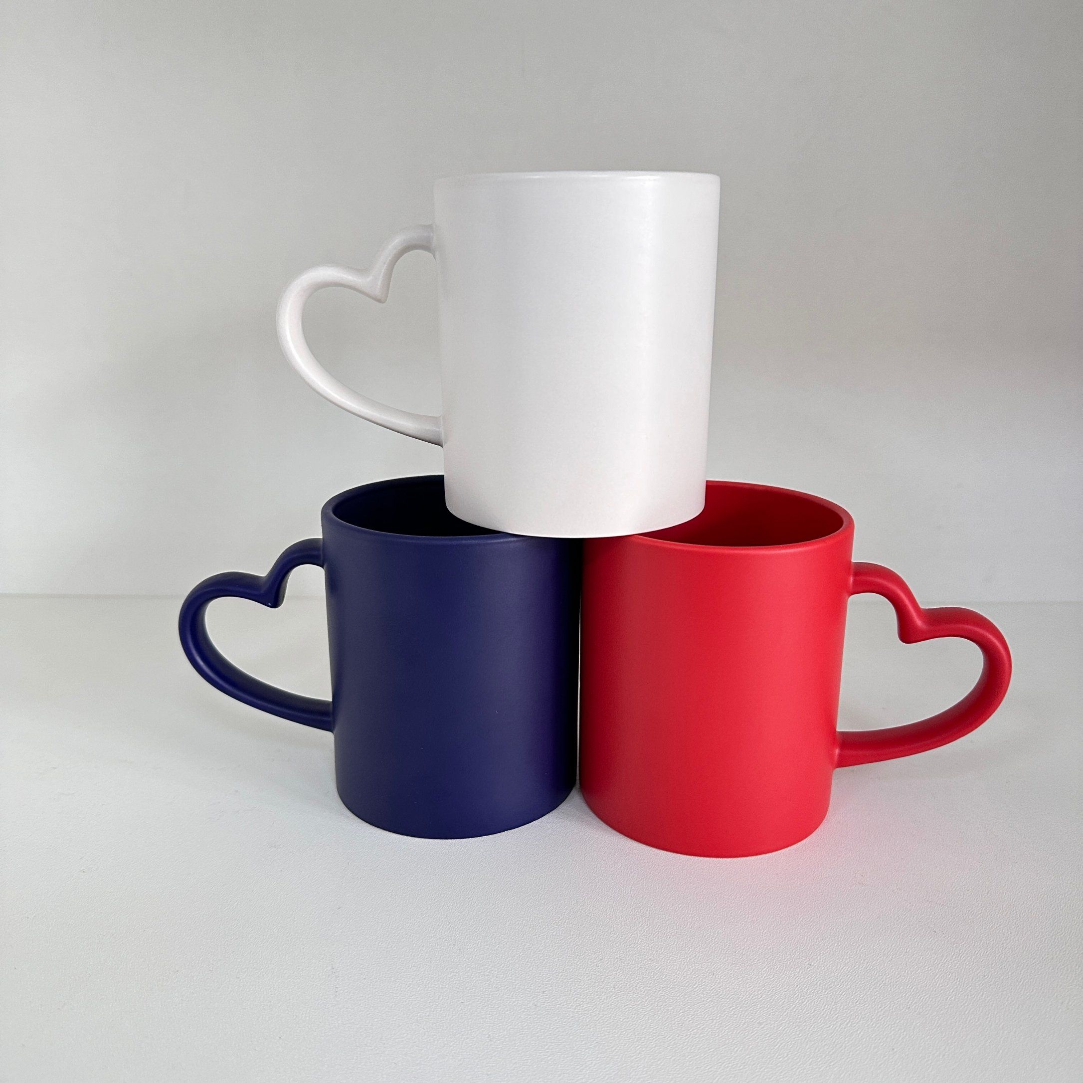 Heart Handle Sublimation Mug with High quality