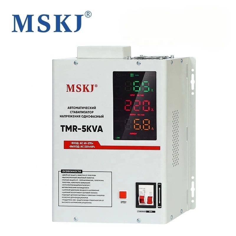 220 Volt Wall-mounted Ac Voltage Stabilizer: Tmr 1000va 2000va Relay-type Automatic Electronic Regulator For Home Use