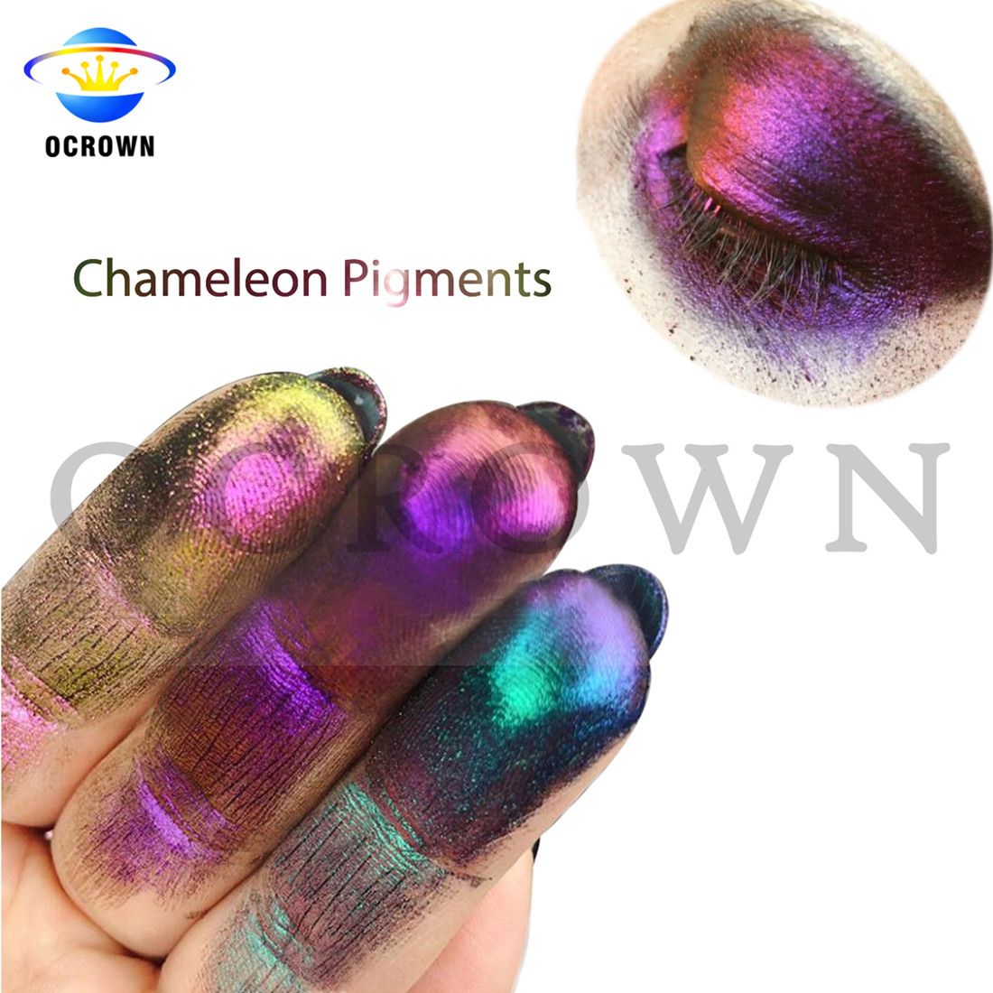 Cosmetic Grade Chameleon Pigment Color Shift Powder Mica Pigment for Eye Shadow, Face