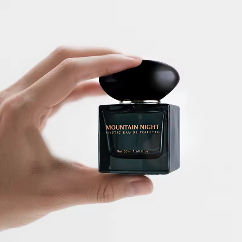 Top Hot Selling Stock Bottles 50ml Square Shape Perfume Spray Bottle Glass