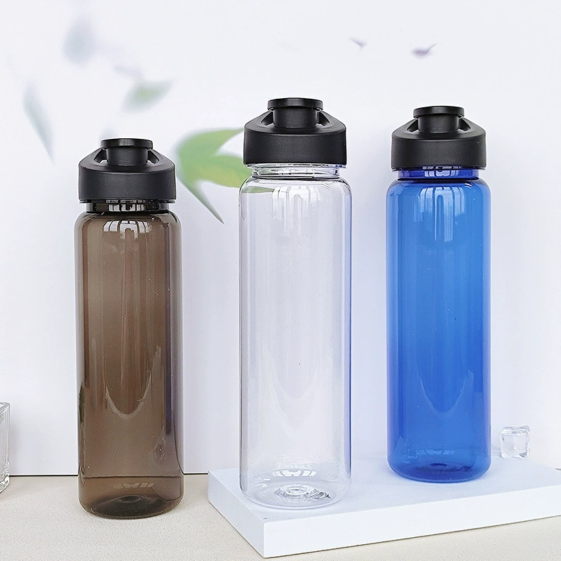 Outdoor Travel Plastic Gym 500ML 700ML Tritan Bpa Free Frosted Wide Mouth Sport Fitness Drinking Water Bottles With Custom Logo