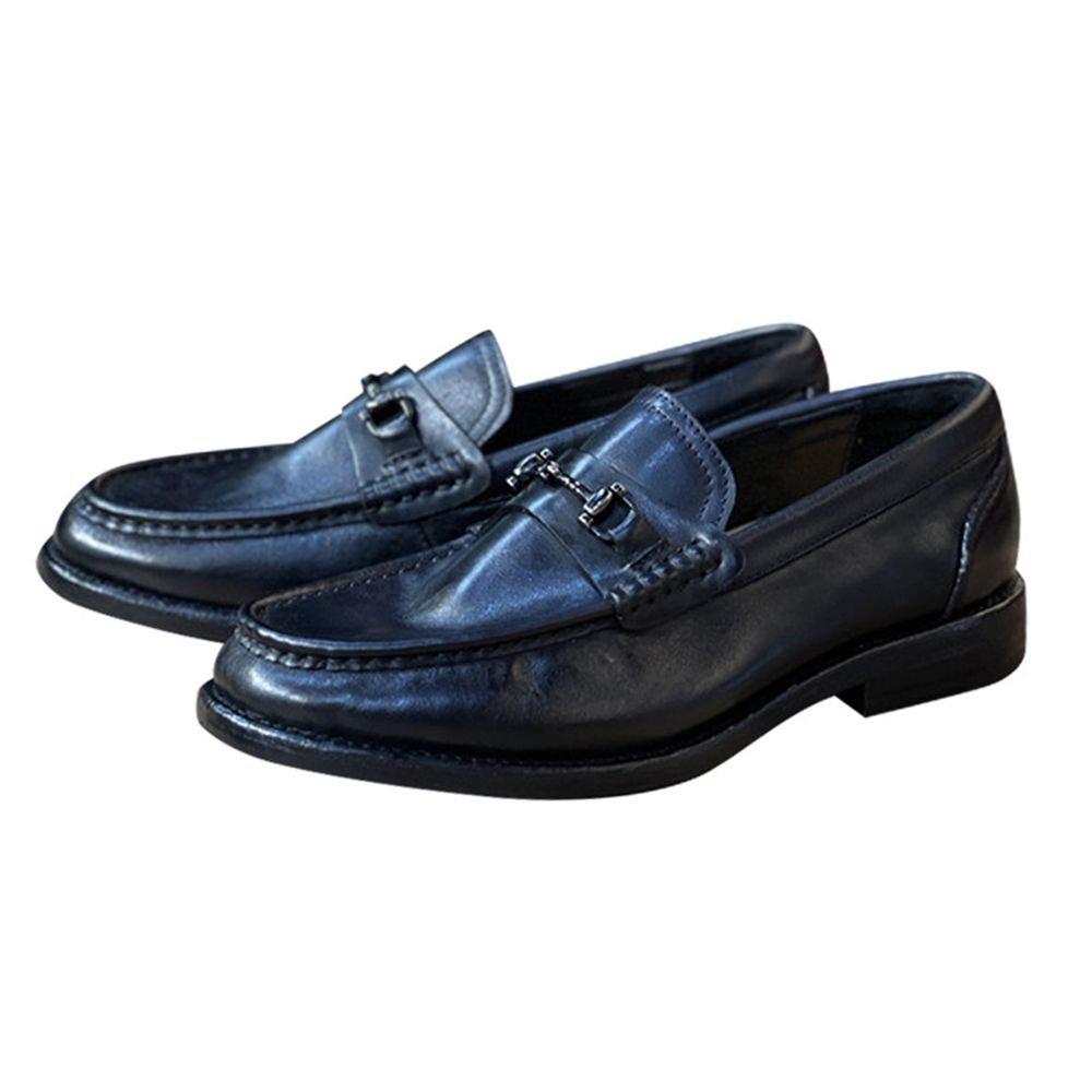 Men Western Cowboy Shoes Western Embroidered Boots Genuine Leather Pointed Toe Cowboy Shoes