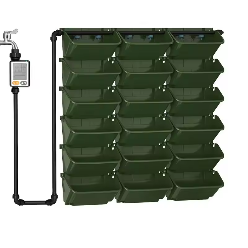 Naturix Patent V18 Factory Direct Sales Selfwatering Living Wall Vertical Garden Green Wall Pot Wall Mounted Planter