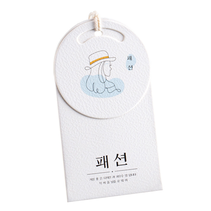 3D Emboss Convex Diamond Thickened Hanging Tag Women's Clothing Relief Hanging Tag (factory)