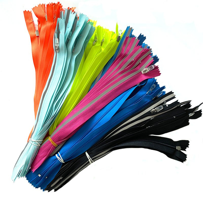 100 PCS Per Polybag Colorful Closed-End Nylon Zipper for Tailor Sewing Crafts