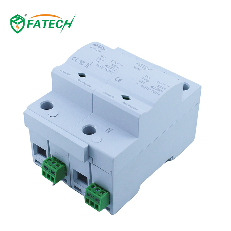 2024 New Smart Intelligent Ac Surge Protective Device Spd 50ka Surge arrester