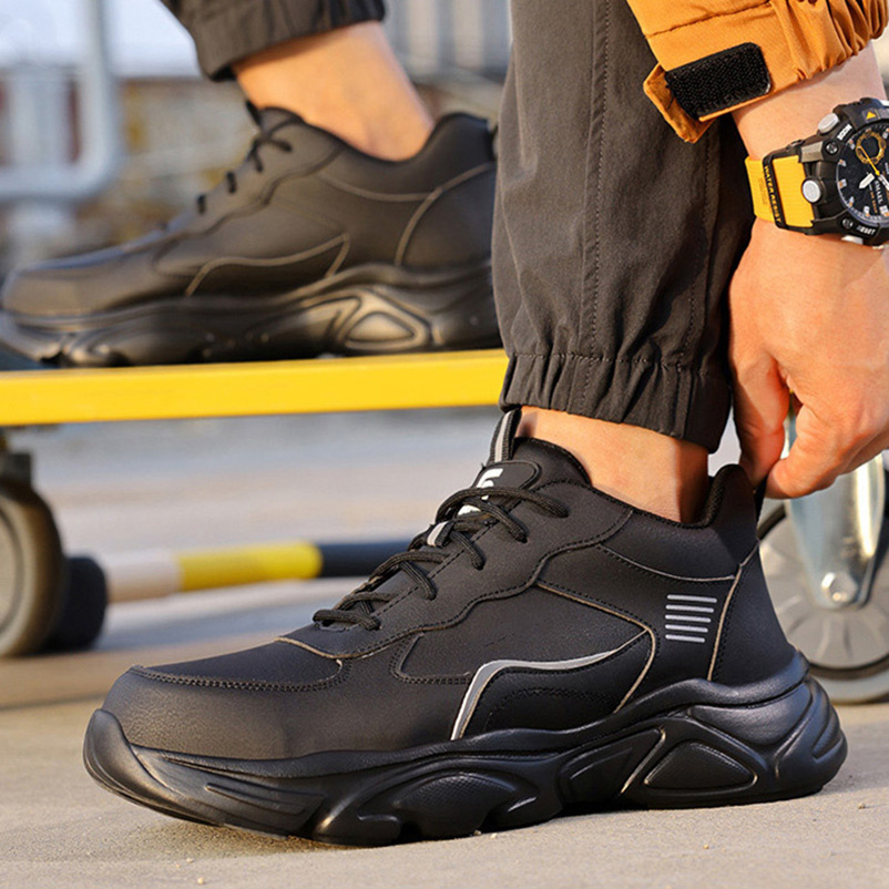 Snake-Proof Hunting Boots with Bite-Resistant Fabric Layers Safety Work Shoes