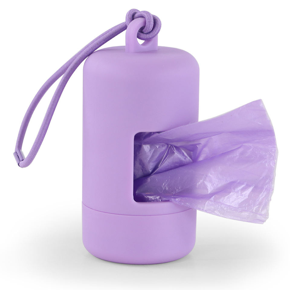 High Quality PVC Waterproof Biodegradable Poop Bag with LED Leash Dispenser Dog Poop Waste Bag Poop Bag Holder