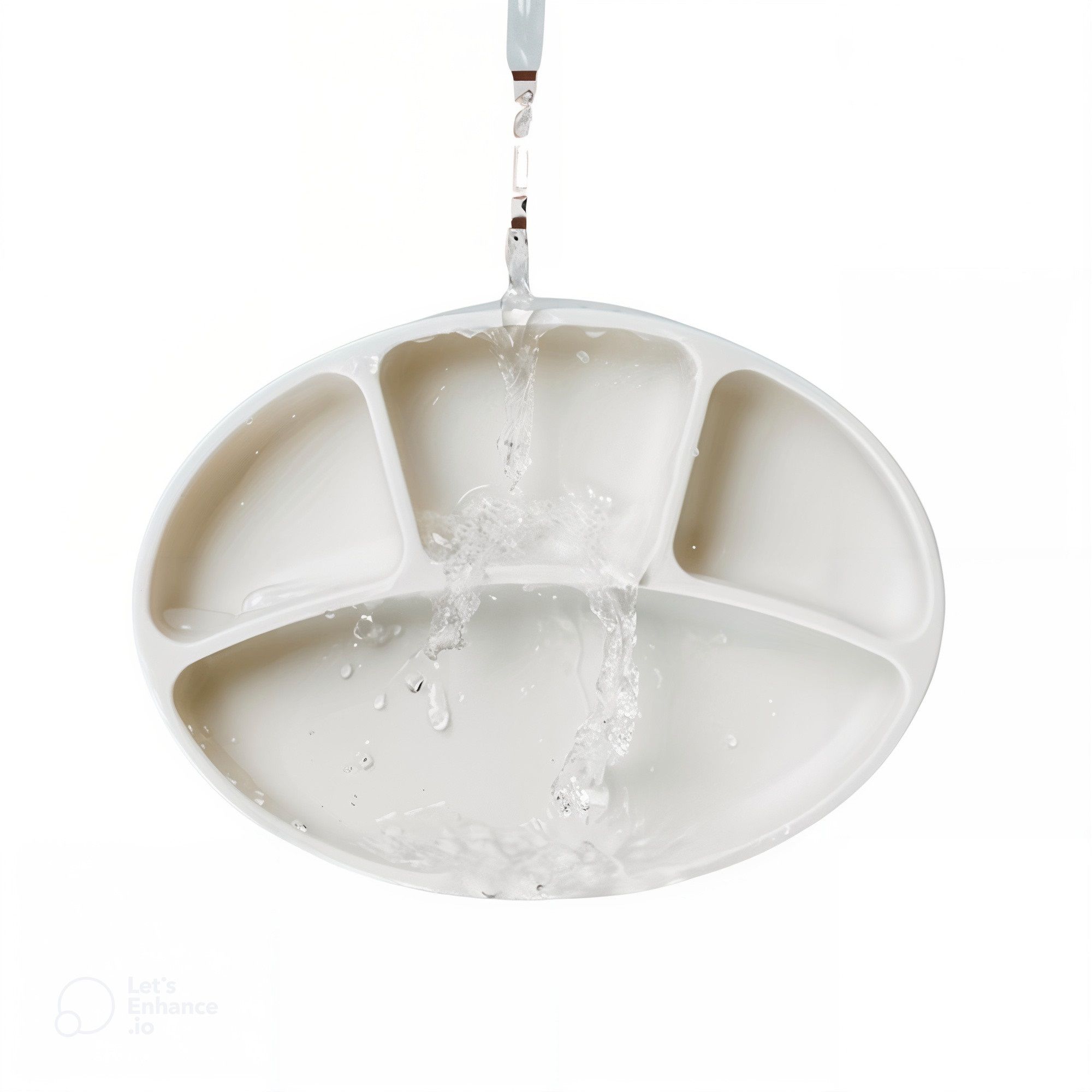 Food-Grade Silicone Baby Bowl for 0-2 Years Old Babies with Partition