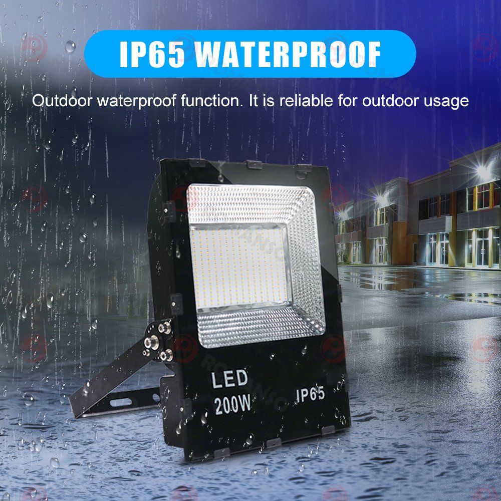 Chinese Suppliers Outdoor Garden Building Billboard Project Lamp Long Distance LED Flood Lighting Fixtures 200W IP65 Sport Court