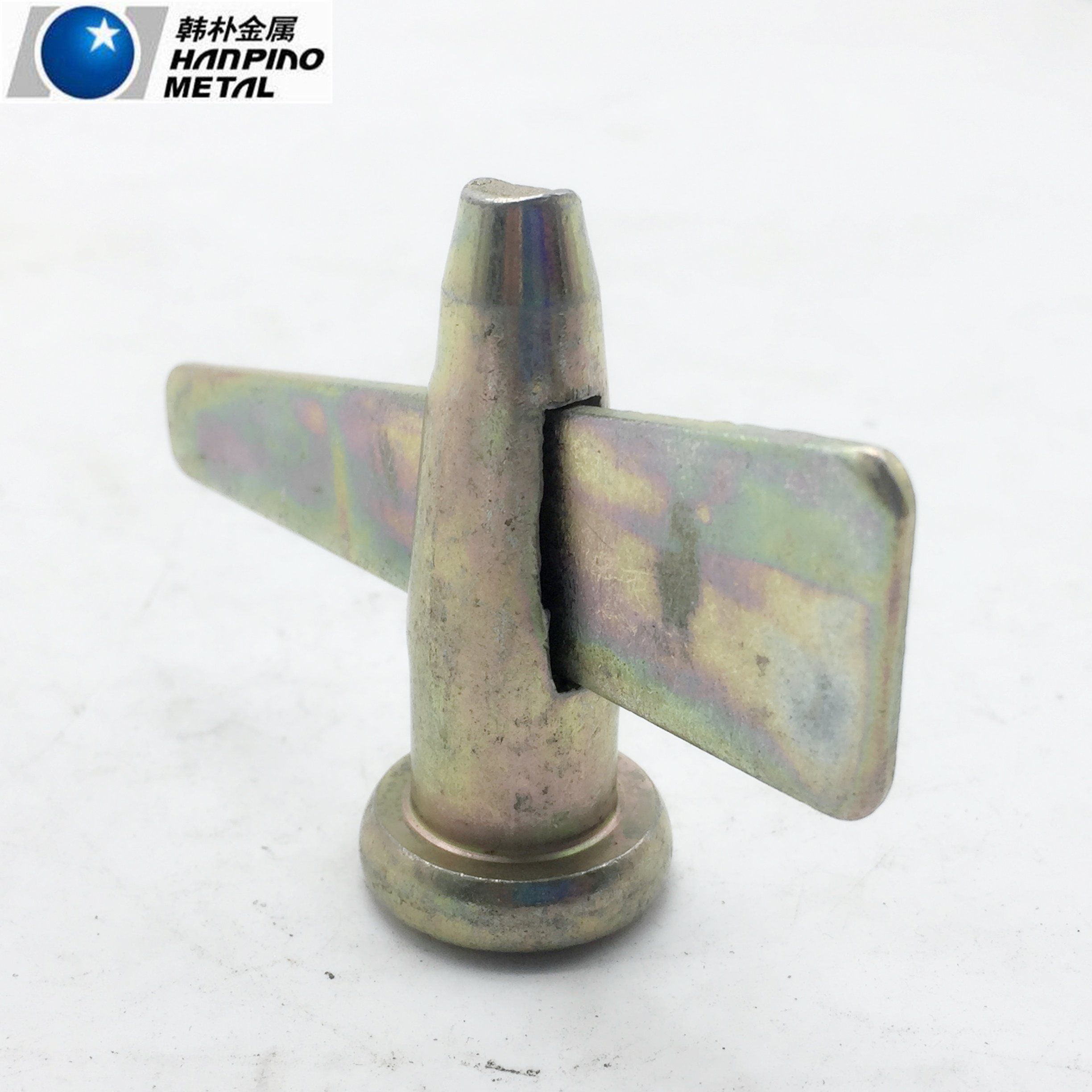 Silver and Gold Hanpiao Concrete Formwork Flat Tie Pin with RoHS