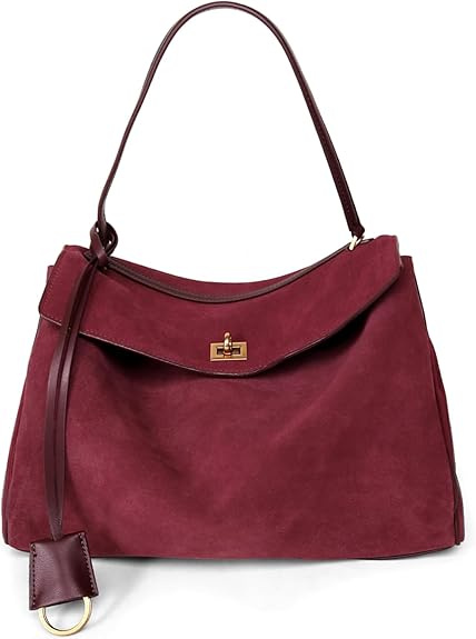 Genuine Ladies Leather Suede Tote Bag Women Fashion Leather Satchel Purse