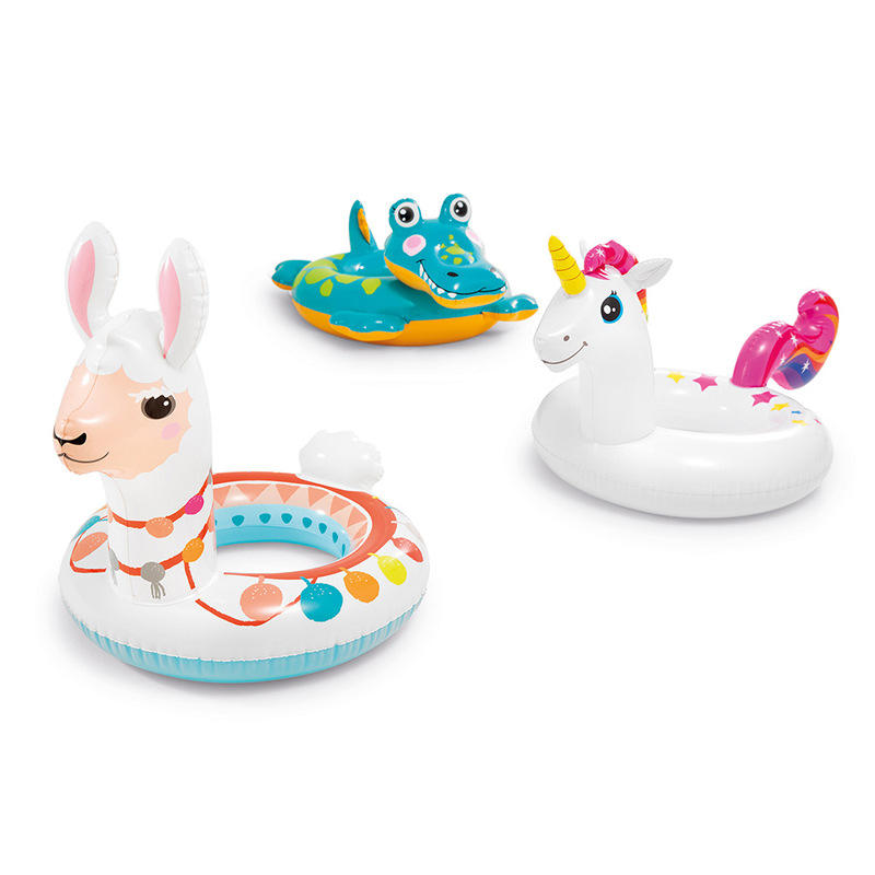 INTEX Infant Children's Swimming Ring Inflatables for Kids PVC Water Play Sitting Equipment Bulk Kid's Floats