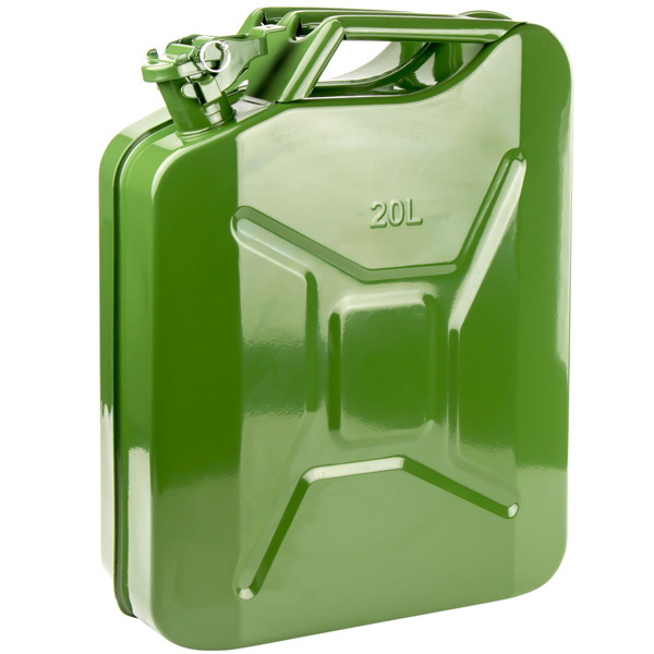 Nato Style Jerry Can 20L Metal Steel Liquid Storage Container 20 Liter Green Fuel Jerry Can