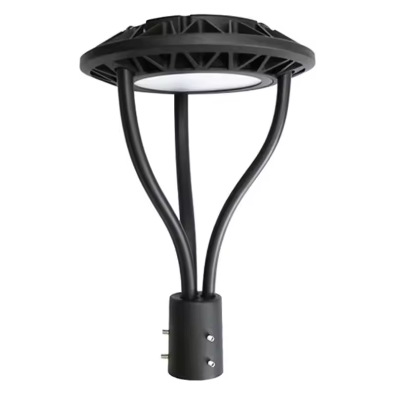 Usa Stock Led Post Top Garden Light Fast Shipping Aluminum Body 120-277v Landscape Area Lighting Ac Ip65 Etl Certified 5-year