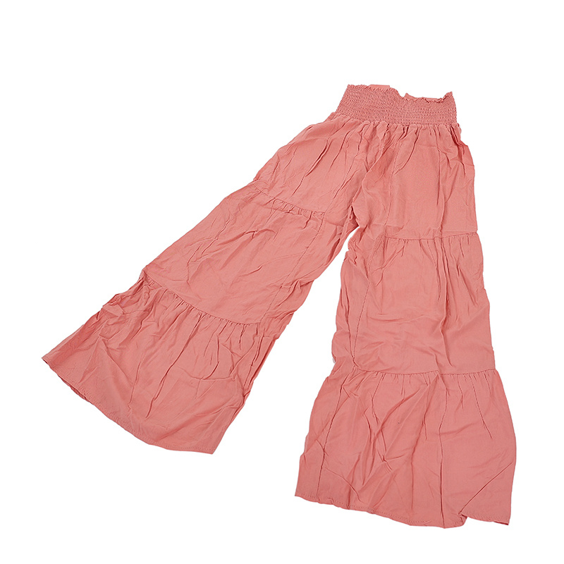 Summer Women's Long Pants Chiffon Cool Wide-Leg Pants