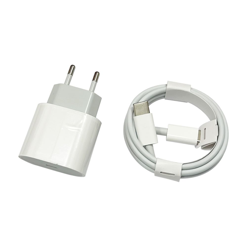 Factory Wholesale Us UK EU Power Adapter 20W Fast Charger Pd 27W Type C Lightning Cable Set for iPhone 16 15 14 Charging Cord