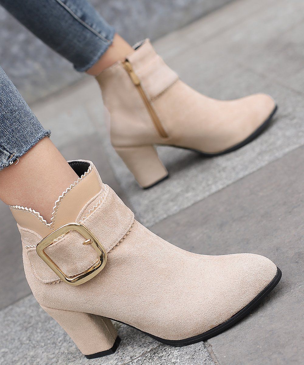 2024 Women Pointed Head Designer Shoes High Heels Leather Boots Genuine S Luxury Platform