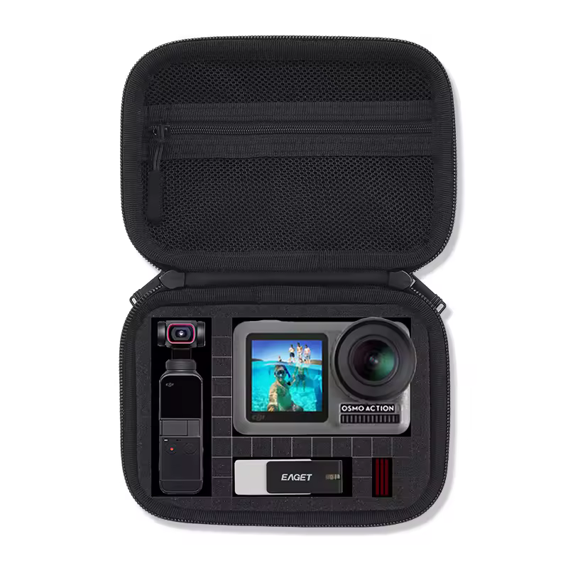In Stock Multifunctional Diy Digital Storage Bag Large Capacity With Diy Foam Bag Tote Go Pro 1 /9 Camera Bag