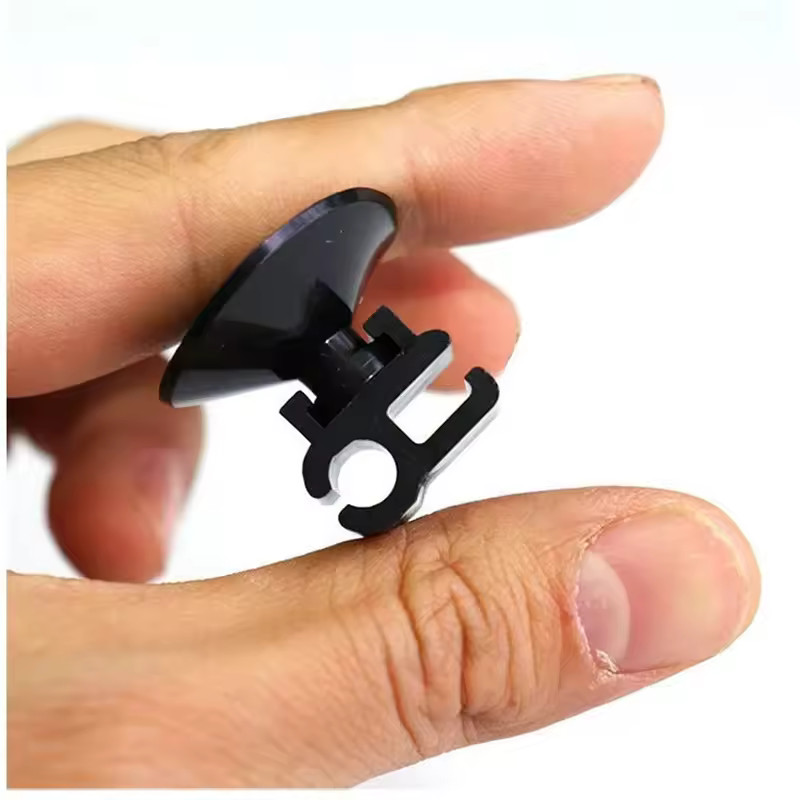 Durable Aquarium Suction Cup Clip Fix Oxygen Tubes Power Cords With Strong Abs Plastic Buckle & High-suction Rubber Cup