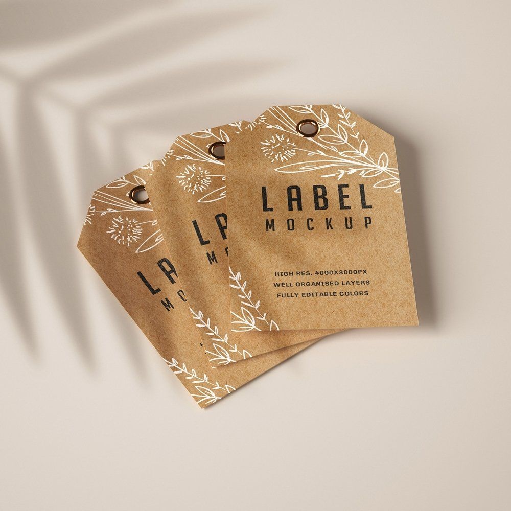 High Quality Sustainable 5cm*9cm Paper Customizable Hang Tags for Sleep Clothes