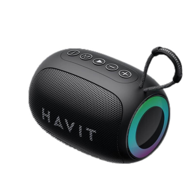 Portable Outdoor Speaker: Waterproof, RGB Lights, and Bluetooth Connectivity