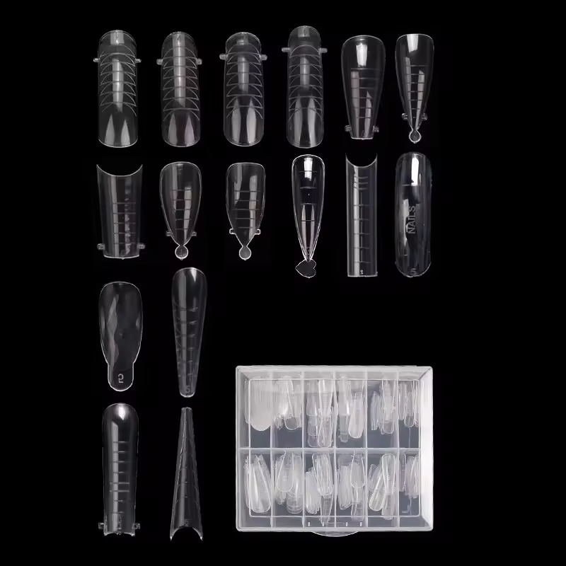 Silicon Nail Form Nail Extension Tips Color Top Coat Gel X Tips Nail Form Silica Gel X Tips