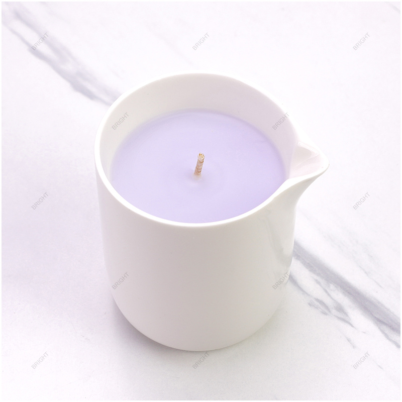 Factory Customization Matte Candle Holder Wedding Empty Ceramic Candle Jars with Lid