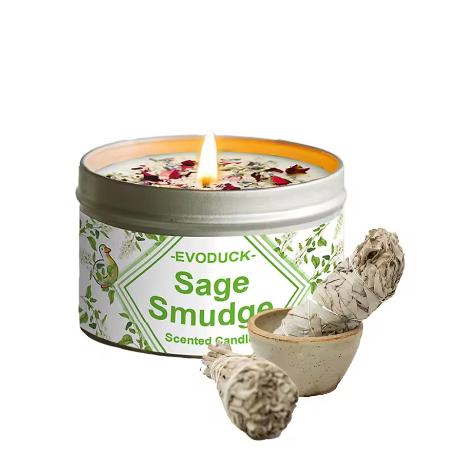 New Design Fast Free Shipping Luxury 2oz Metal Tin Cans Fancy Scented Soy Wax Candles For Wedding Souvenir