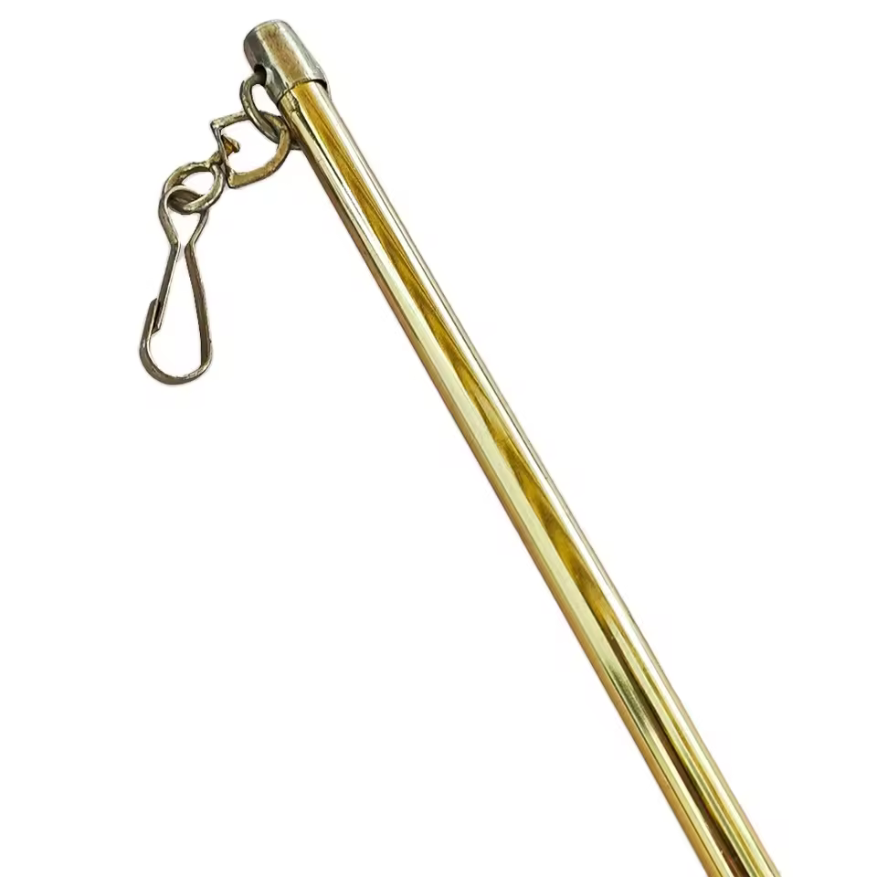 2025 Popular 100cm Metal Adjustable Gold Curtain Pull Rod Telescopic Curtain Rod