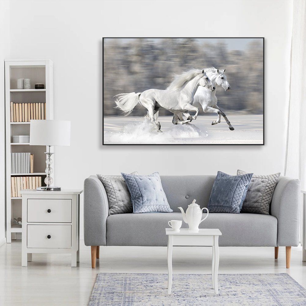 Hot Selling Horse Design Decor Wall Painting Canvas Home Decor Waterproof HD Print Ready to Hang Canvas Wholesale Wall Art