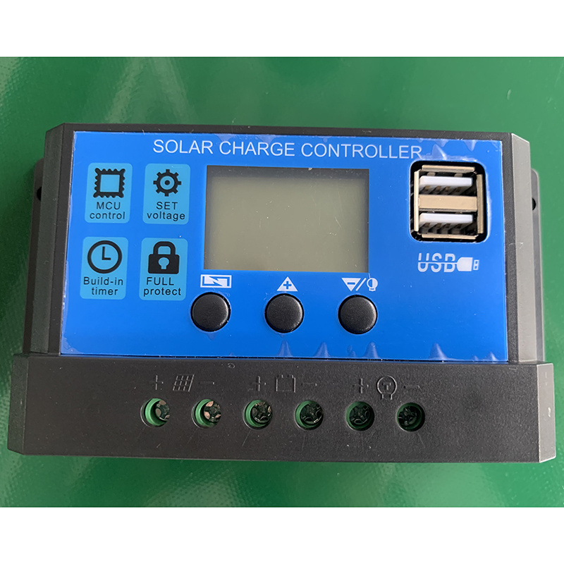 off-Grid Home Multi-Channel MPPT Solar Regulator Charge Controller with LCD Display 10A-60A
