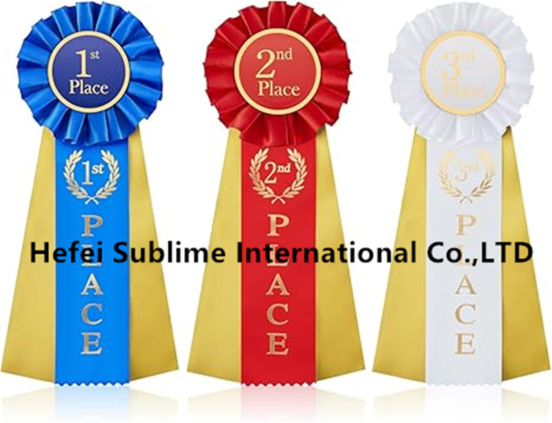 3 PCS Award Ribbons 1st 2ND 3rd