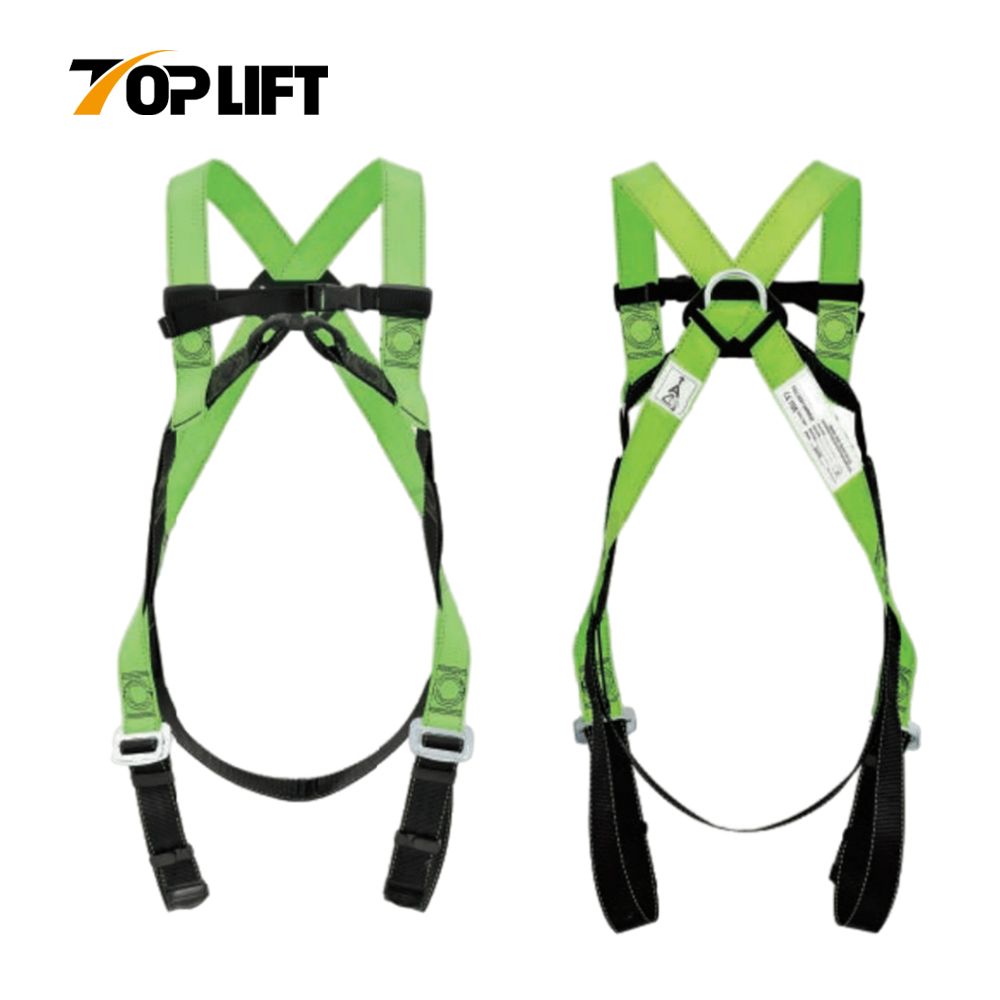Industrial Full Body Fall Protection CE Standard Adjustable Polyester Safety Harness