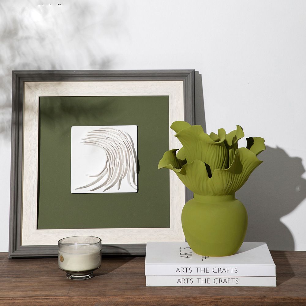 Living Handmade Ceramic Vase Fresh Fish Tail Vase Home Decor Vase Ceramic Home Decor Pot Factory Wholesale OEM ODM