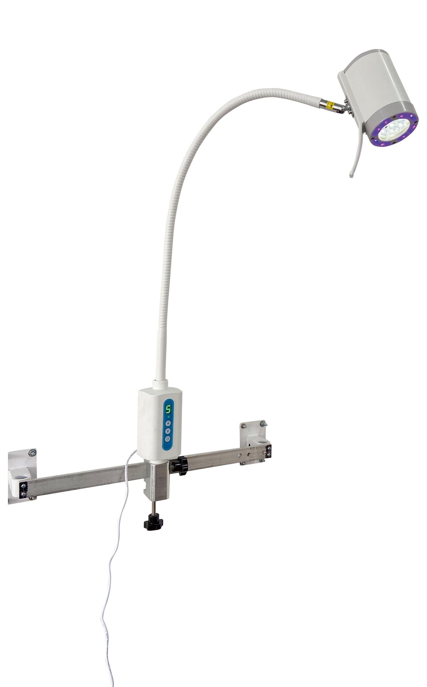 Skin Analysis UV Lamp with LED Examination Light Ks-Q7u Rail Clamp for Local Clinic, Beauty