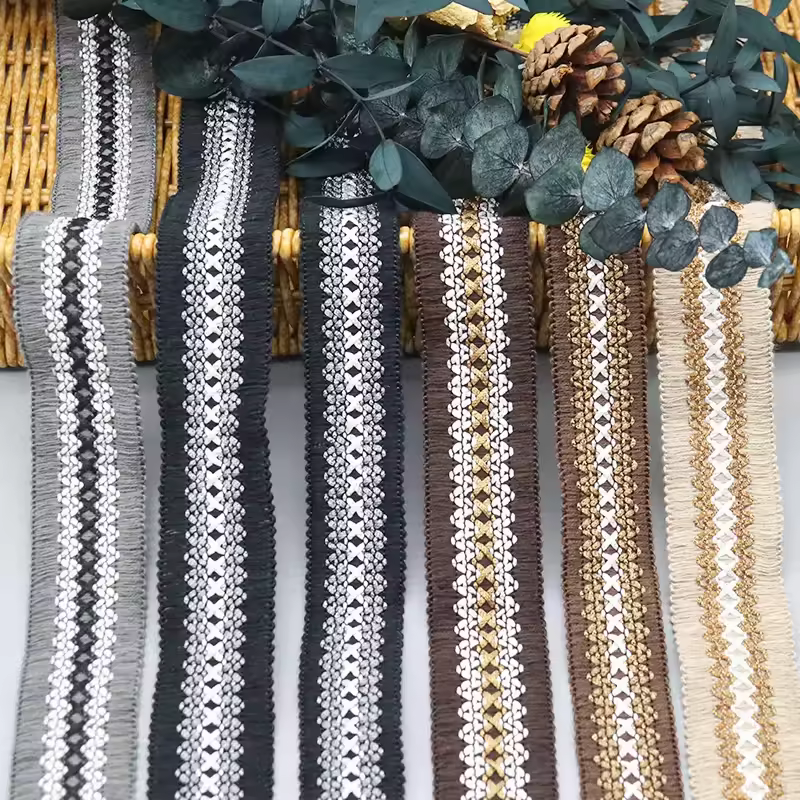 New Design Crochet Ribbon Lace Shoes Edge Decorative Border Lace For Clothing Boots