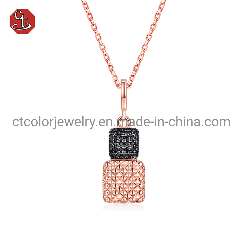 2024 New Arrival Jewelry Necklace Silver Rose Plated Necklace