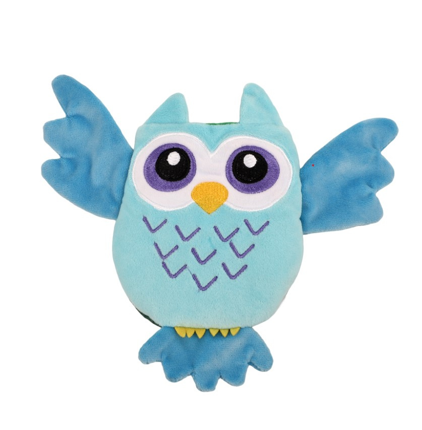 Hand Puppet Lovely Owl Design Soft Plush Cloth Book Interactive Toys
