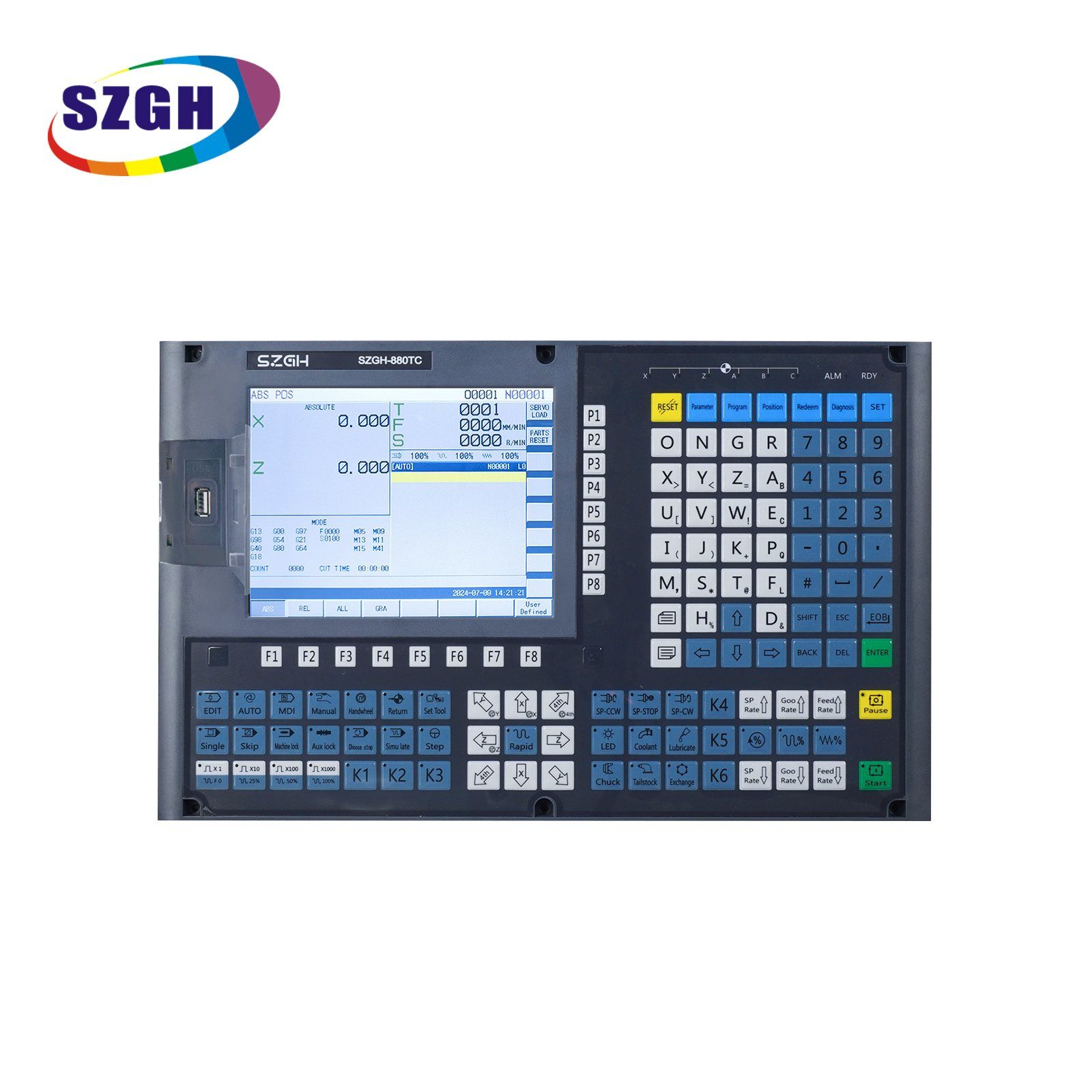 CNC Controller Similar as Delta for cnc Lathe machine Tools Parts Metal Processing