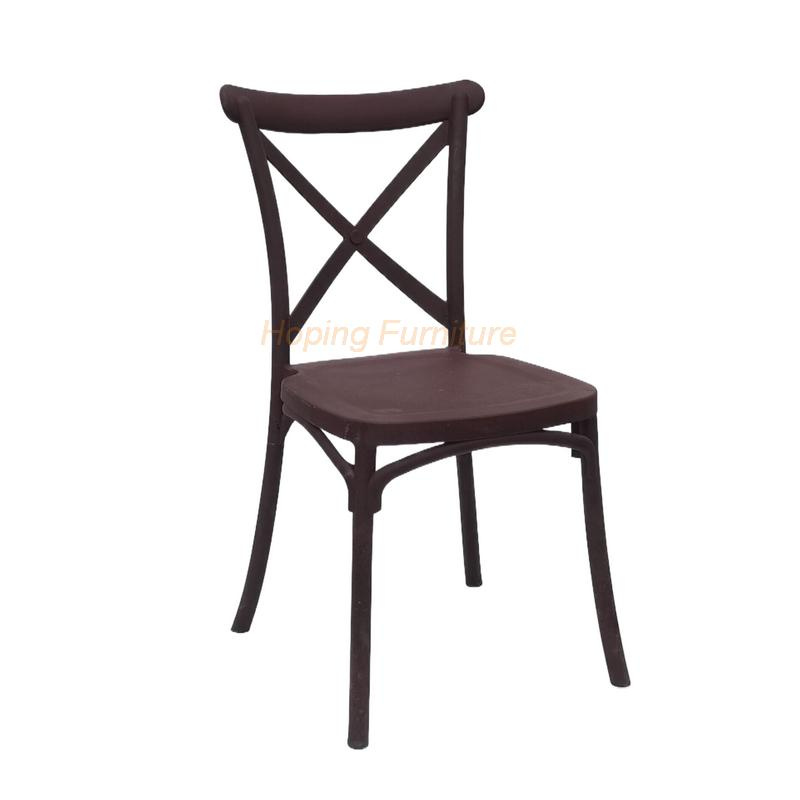 Modern Hotel Furniture Ready to Ship Wooden Metal Square Back Dining Room in Stock Banquet Chair for Restaurant