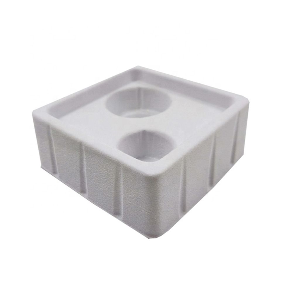 Oem Custom Plastic Pvc White Blister Tray With Velvet Plastic Cosmetic Packaging